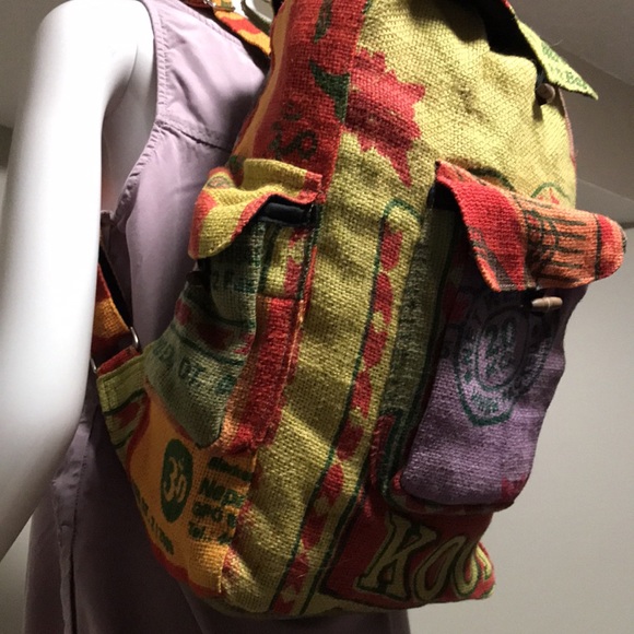 Jute Back pack - Picture 3 of 10